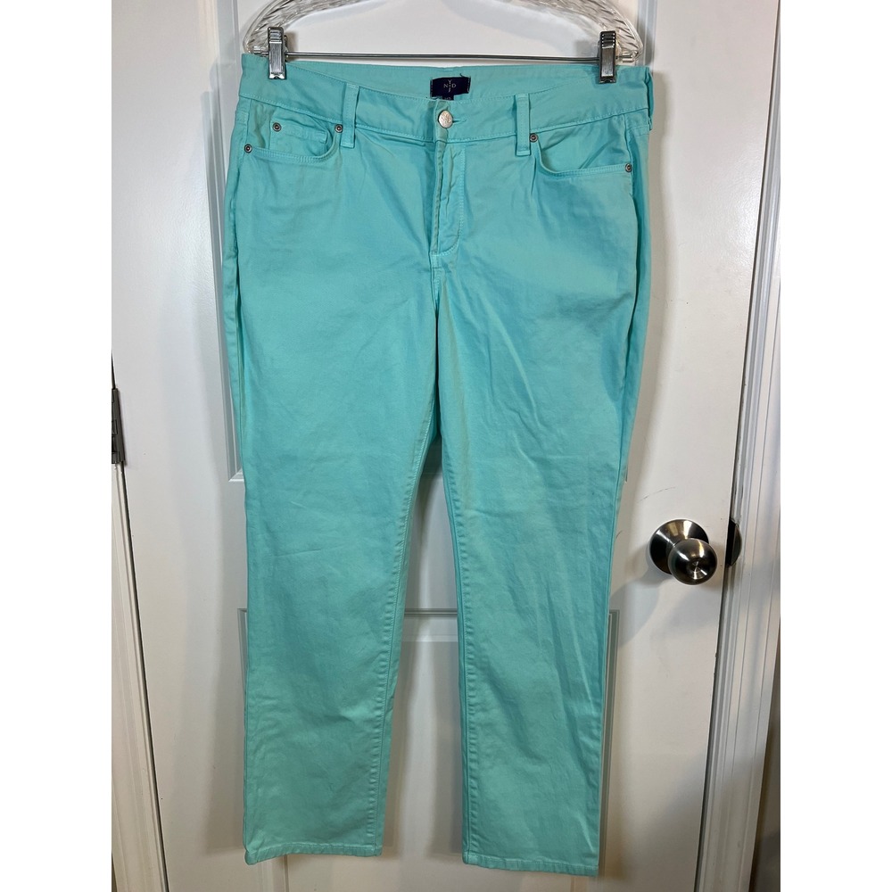 NYDJ Womens Skinny Pants Lift Tuck‎ Technology Aqua 14P